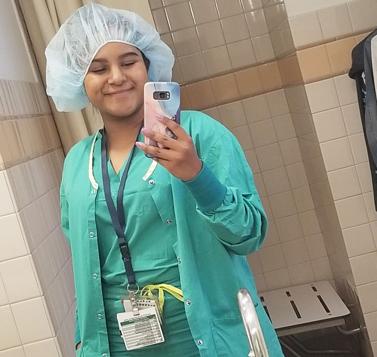 Saiyara Raaida is already accustomed to wearing hospital scrubs as she begins her journey toward a medical career.
